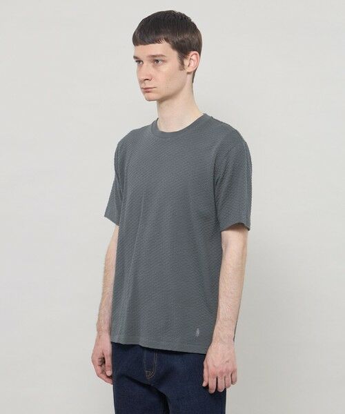 MACKINTOSH LONDON(MENS) / マッキントッシュ ロンドン メンズ カットソー | シャーリングジャカードTシャツ | 詳細8