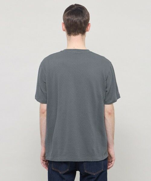 MACKINTOSH LONDON(MENS) / マッキントッシュ ロンドン メンズ カットソー | シャーリングジャカードTシャツ | 詳細9