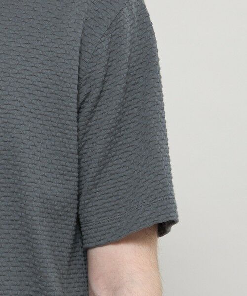 MACKINTOSH LONDON(MENS) / マッキントッシュ ロンドン メンズ カットソー | シャーリングジャカードTシャツ | 詳細10