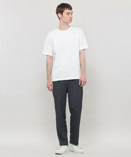 MACKINTOSH LONDON(MENS) / マッキントッシュ ロンドン メンズ カットソー | シャーリングジャカードTシャツ | 詳細1