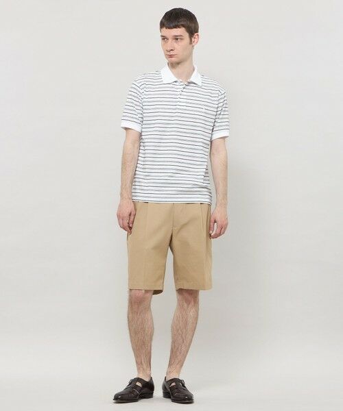 MACKINTOSH LONDON(MENS) / マッキントッシュ ロンドン 　メンズ カットソー | ロゴジャカードボーダーポロシャツ | 詳細1