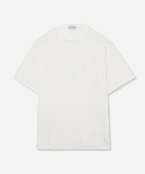MACKINTOSH LONDON(MENS) / マッキントッシュ ロンドン 　メンズ カットソー | シアサッカーTシャツ（ホワイト）