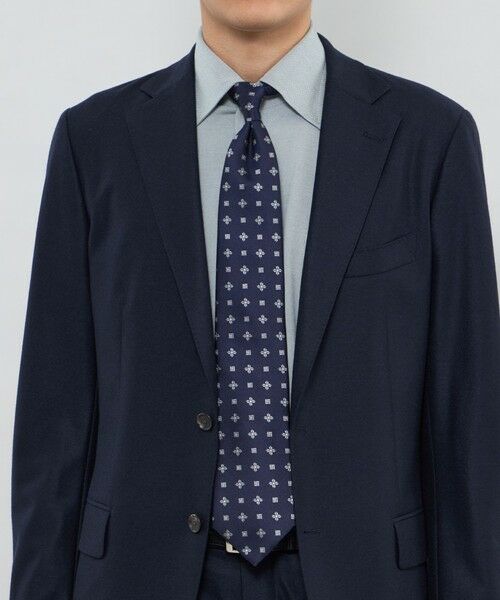 MACKINTOSH LONDON(MENS) / マッキントッシュ ロンドン 　メンズ ネクタイ | フラワー小紋ネクタイ | 詳細1