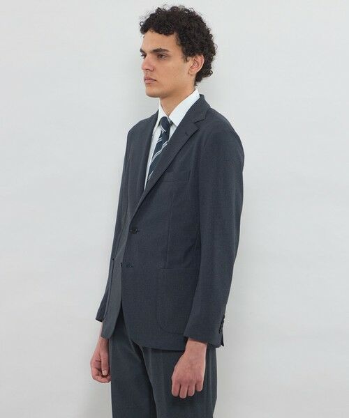 MACKINTOSH LONDON(MENS) / マッキントッシュ ロンドン 　メンズ ノーカラージャケット | 【BREASY JACKET】エアトゥールセットアップジャケット | 詳細4