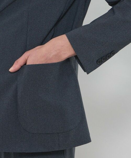 MACKINTOSH LONDON(MENS) / マッキントッシュ ロンドン 　メンズ ノーカラージャケット | 【BREASY JACKET】エアトゥールセットアップジャケット | 詳細7