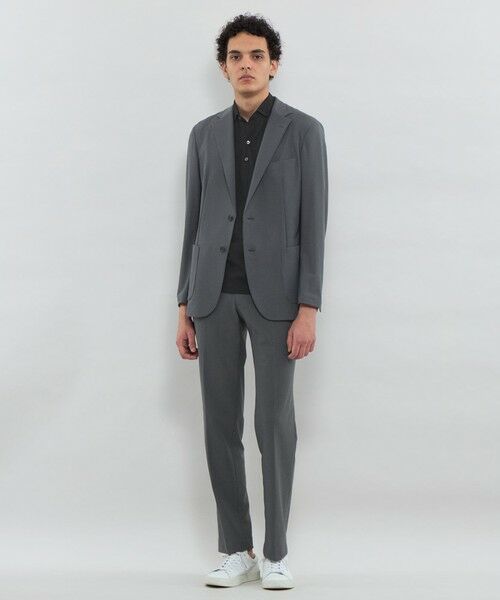 MACKINTOSH LONDON(MENS) / マッキントッシュ ロンドン 　メンズ ノーカラージャケット | 【BREASY JACKET】エアトゥールセットアップジャケット | 詳細1