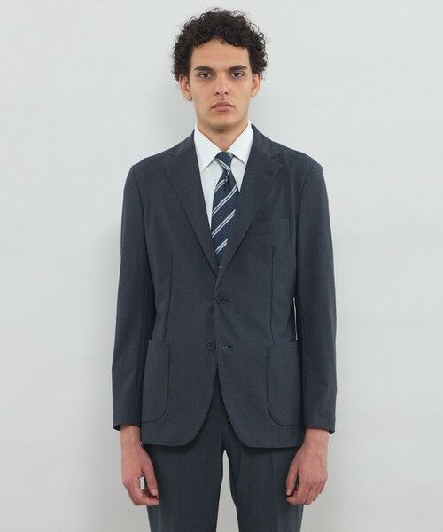 MACKINTOSH LONDON(MENS) / マッキントッシュ ロンドン メンズ ノーカラージャケット | 【BREASY JACKET】エアトゥールセットアップジャケット | 詳細3