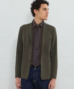 MACKINTOSH LONDON(MENS) / マッキントッシュ ロンドン 　メンズ ノーカラージャケット | ミラノリブニットジャケット