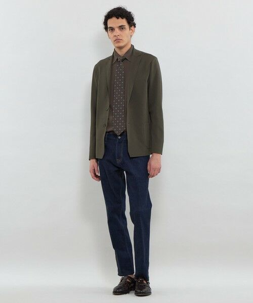 MACKINTOSH LONDON(MENS) / マッキントッシュ ロンドン 　メンズ ノーカラージャケット | ミラノリブニットジャケット | 詳細2