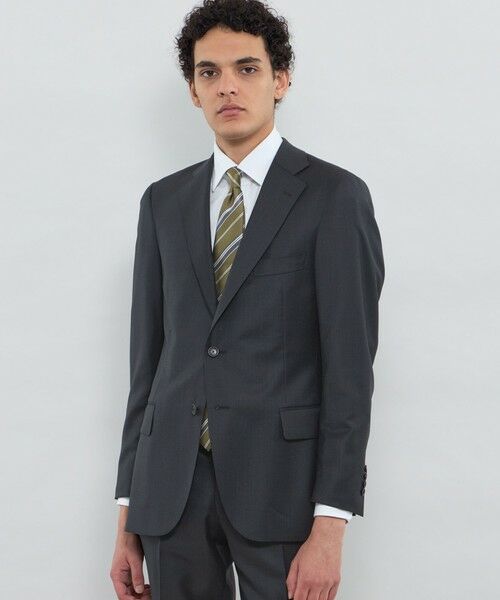 MACKINTOSH LONDON(MENS) / マッキントッシュ ロンドン メンズ セットアップ | 【NEW BRIDGE】【ZEGNA/ゼニア】ピンドットスーツ(チャコールグレー)