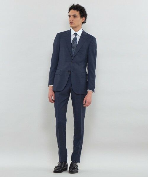 MACKINTOSH LONDON(MENS) / マッキントッシュ ロンドン メンズ セットアップ | 【NEW BRIDGE】【LoroPiana Fabric】グレンチェックスーツ | 詳細3
