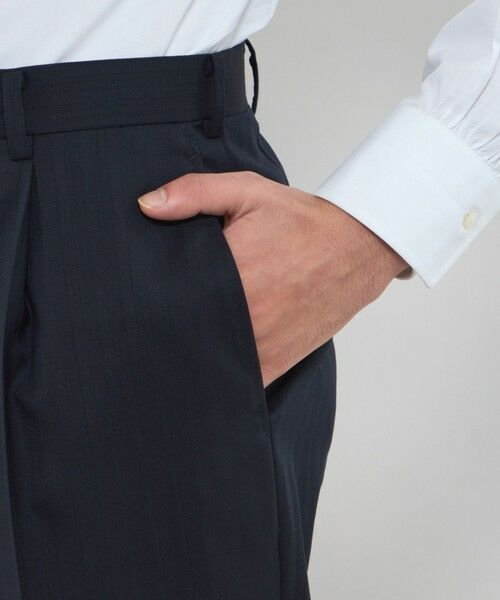 MACKINTOSH LONDON(MENS) / マッキントッシュ ロンドン メンズ セットアップ | 【OX BRIDGE】【LoroPiana/ロロ・ピアーナ】シャドーストライプスーツ | 詳細14