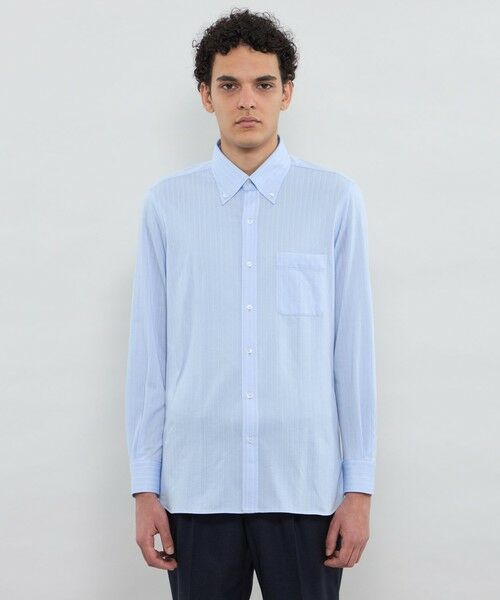 MACKINTOSH LONDON(MENS) / マッキントッシュ ロンドン メンズ シャツ・ブラウス | 【FLEX JERSEY】ドビージャカードジャージー ボタンダウンシャツ | 詳細5