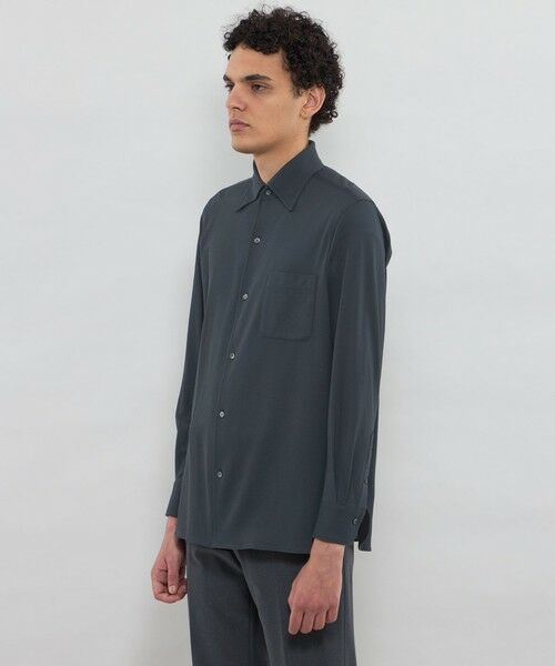 MACKINTOSH LONDON(MENS) / マッキントッシュ ロンドン メンズ シャツ・ブラウス | 【FLEX JERSEY】交編鹿の子ジャージー ワンピースカラーシャツ | 詳細9
