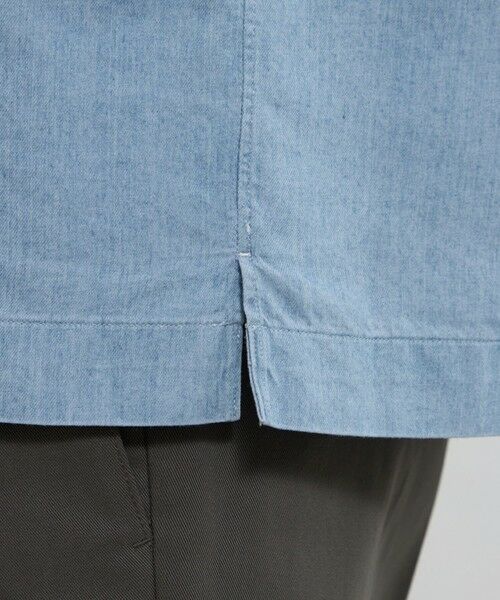MACKINTOSH LONDON(MENS) / マッキントッシュ ロンドン メンズ シャツ・ブラウス | ノンツイストコットンデニムハーフボタンダウンシャツ | 詳細8