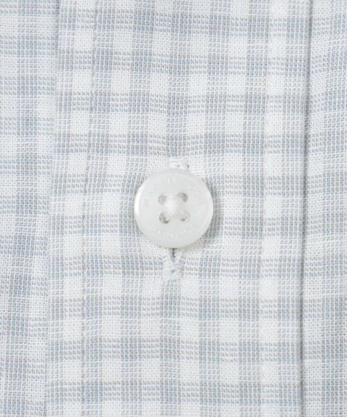 MACKINTOSH LONDON(MENS) / マッキントッシュ ロンドン メンズ シャツ・ブラウス | マイクロチェックコットンリネンハーフボタンダウンシャツ | 詳細9