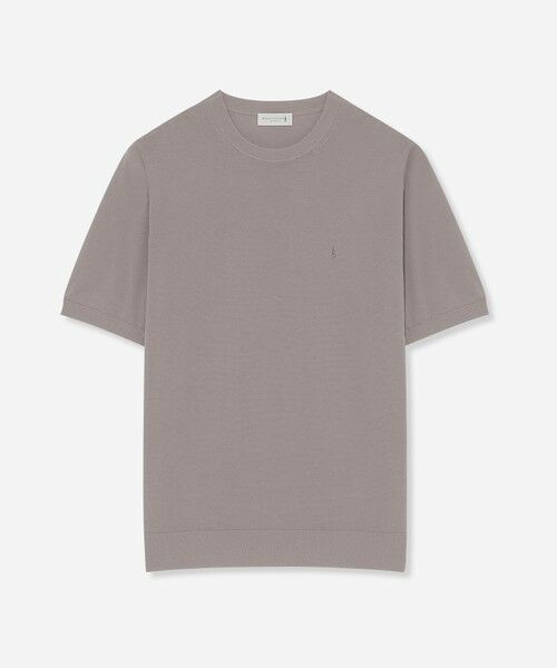 MACKINTOSH LONDON(MENS) / マッキントッシュ ロンドン メンズ ニット・セーター | 【MINERALTEX】ニットTシャツ(グレー)