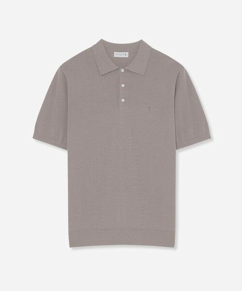 MACKINTOSH LONDON(MENS) / マッキントッシュ ロンドン 　メンズ ニット・セーター | 【MINERALTEX】ドレスニットポロシャツ（グレー）