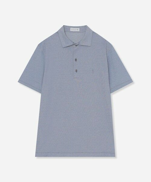 MACKINTOSH LONDON(MENS) / マッキントッシュ ロンドン 　メンズ カットソー | 【WEB・一部店舗限定】コットンCOOLMAX鹿の子ポロシャツ（ブルー5）