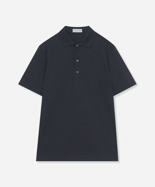 MACKINTOSH LONDON(MENS) / マッキントッシュ ロンドン 　メンズ カットソー | 【WEB・一部店舗限定】コットンCOOLMAX鹿の子ポロシャツ（ダークネイビー）