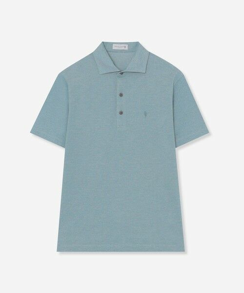 MACKINTOSH LONDON(MENS) / マッキントッシュ ロンドン 　メンズ カットソー | 【WEB・一部店舗限定】コットンCOOLMAX鹿の子ポロシャツ（グリーン4）