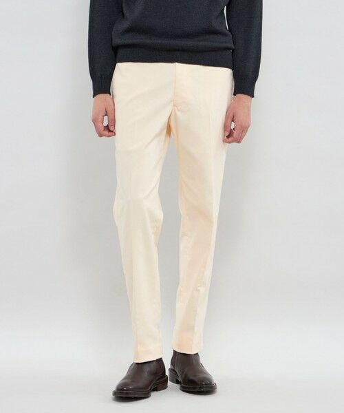MACKINTOSH LONDON(MENS) / マッキントッシュ ロンドン メンズ その他パンツ | ダブルピーチスキンストレッチパンツ(オフホワイト)