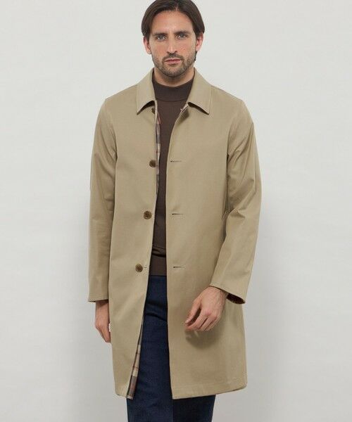 MACKINTOSH LONDON(MENS) / マッキントッシュ ロンドン メンズ その他アウター | 【DUNFORD REVERSIBLE】リバーシブルステンカラーコート(ベージュ5)