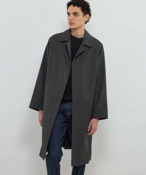 MACKINTOSH LONDON(MENS) / マッキントッシュ ロンドン 　メンズ その他アウター | 【予約販売】ウールベンタイルベルテッドコート（チャコールグレー）