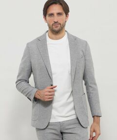 MACKINTOSH LONDON(MENS) / マッキントッシュ ロンドン 　メンズ ノーカラージャケット | 【WEB・一部店舗限定】【BREASY JACKET】ウール混レノクロスセットアップジャケット