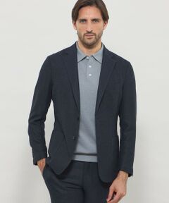 MACKINTOSH LONDON(MENS) / マッキントッシュ ロンドン 　メンズ ノーカラージャケット | 【WEB・一部店舗限定】【BREASY JACKET】ウール混レノクロスセットアップジャケット