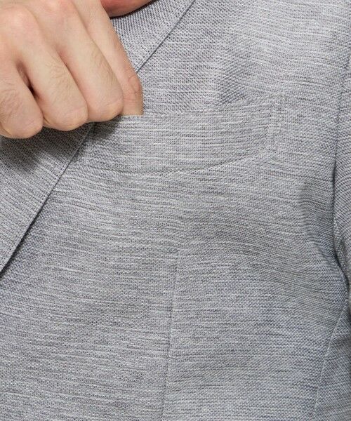 MACKINTOSH LONDON(MENS) / マッキントッシュ ロンドン メンズ ノーカラージャケット | 【WEB・一部店舗限定】【BREASY JACKET】ウール混レノクロスセットアップジャケット | 詳細6