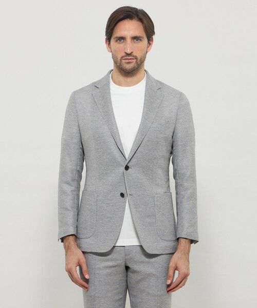 MACKINTOSH LONDON(MENS) / マッキントッシュ ロンドン メンズ ノーカラージャケット | 【WEB・一部店舗限定】【BREASY JACKET】ウール混レノクロスセットアップジャケット | 詳細3