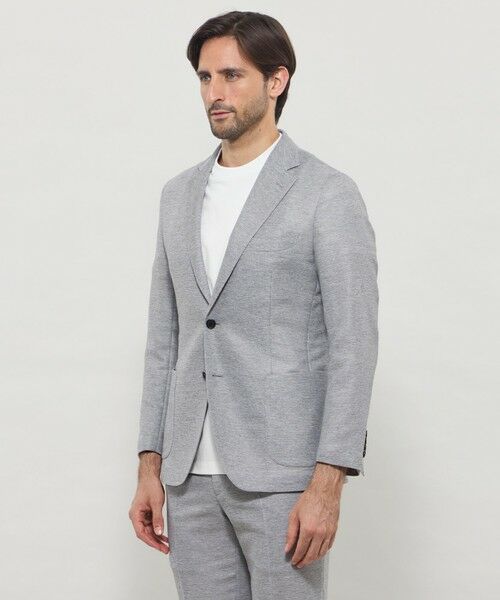 MACKINTOSH LONDON(MENS) / マッキントッシュ ロンドン メンズ ノーカラージャケット | 【WEB・一部店舗限定】【BREASY JACKET】ウール混レノクロスセットアップジャケット | 詳細4