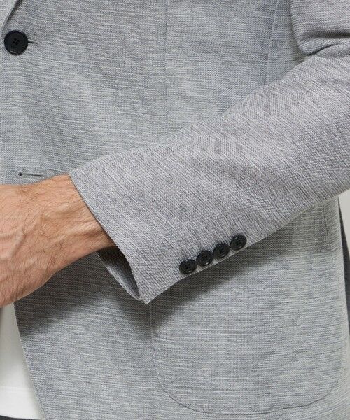 MACKINTOSH LONDON(MENS) / マッキントッシュ ロンドン メンズ ノーカラージャケット | 【WEB・一部店舗限定】【BREASY JACKET】ウール混レノクロスセットアップジャケット | 詳細7
