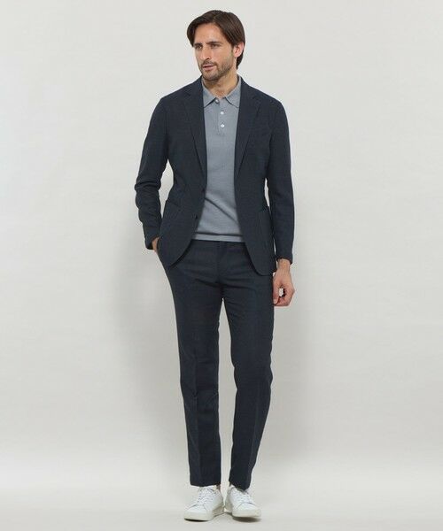 MACKINTOSH LONDON(MENS) / マッキントッシュ ロンドン メンズ ノーカラージャケット | 【WEB・一部店舗限定】【BREASY JACKET】ウール混レノクロスセットアップジャケット | 詳細1