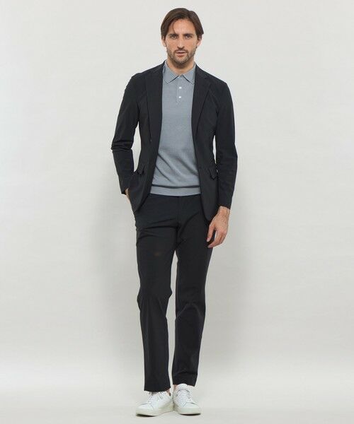 MACKINTOSH LONDON(MENS) / マッキントッシュ ロンドン メンズ ノーカラージャケット | 【FLEX JERSEY】【EURO JERSEY/ユーロジャージー】セットアップジャケット | 詳細1