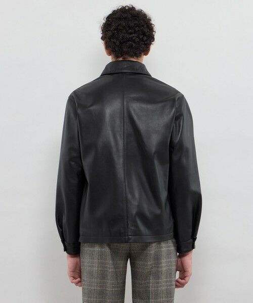 MACKINTOSH LONDON(MENS) / マッキントッシュ ロンドン メンズ ブルゾン | 【Weather proofed Leather】レザーコーチジャケット | 詳細4
