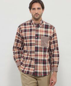 MACKINTOSH LONDON(MENS) / マッキントッシュ ロンドン 　メンズ シャツ・ブラウス | ハウスチェッククレイジーパターンレギュラーカラーシャツ