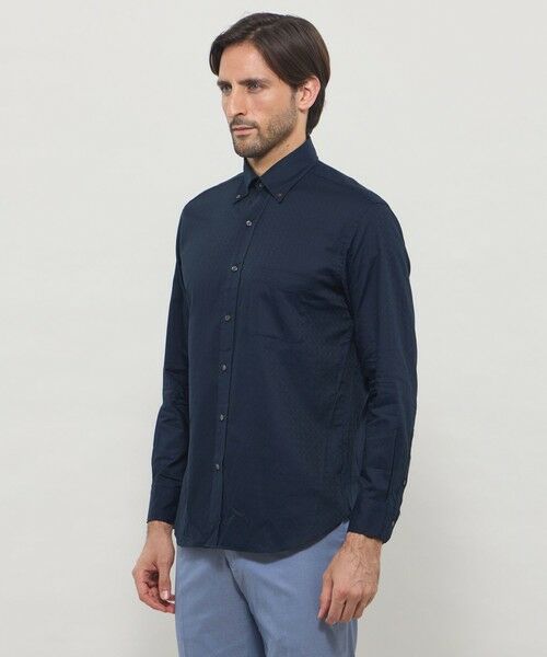 MACKINTOSH LONDON(MENS) / マッキントッシュ ロンドン 　メンズ シャツ・ブラウス | マイクロアンドリュージャカードボタンダウンシャツ | 詳細5
