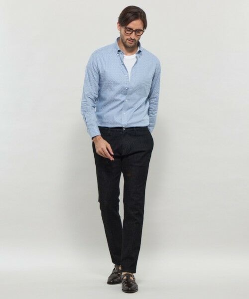 MACKINTOSH LONDON(MENS) / マッキントッシュ ロンドン 　メンズ シャツ・ブラウス | マイクロアンドリュージャカードボタンダウンシャツ | 詳細2