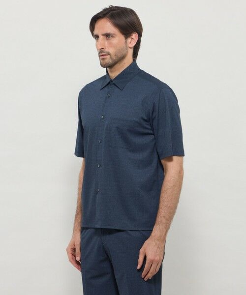 MACKINTOSH LONDON(MENS) / マッキントッシュ ロンドン メンズ シャツ・ブラウス | 【ICE JET】セットアップ半袖オーバーシャツ | 詳細4