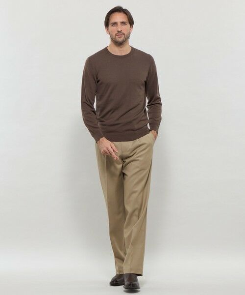 MACKINTOSH LONDON(MENS) / マッキントッシュ ロンドン 　メンズ ニット・セーター | 14ゲージウォッシャブルウールクルーネックニット | 詳細4
