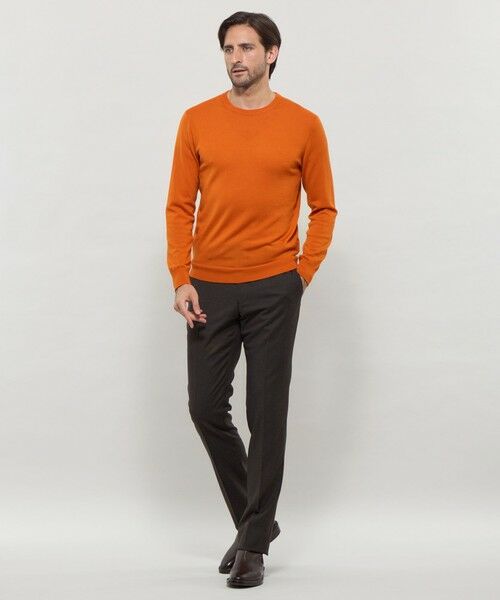 MACKINTOSH LONDON(MENS) / マッキントッシュ ロンドン 　メンズ ニット・セーター | 14ゲージウォッシャブルウールクルーネックニット | 詳細6