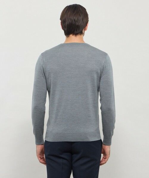 MACKINTOSH LONDON(MENS) / マッキントッシュ ロンドン 　メンズ ニット・セーター | 14ゲージウォッシャブルウールクルーネックニット | 詳細9