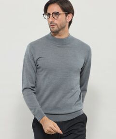 MACKINTOSH LONDON(MENS) / マッキントッシュ ロンドン 　メンズ ニット・セーター | 14ゲージウォッシャブルウールモックネックニット