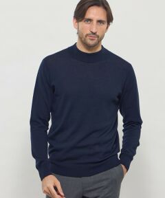 MACKINTOSH LONDON(MENS) / マッキントッシュ ロンドン 　メンズ ニット・セーター | 14ゲージウォッシャブルウールモックネックニット