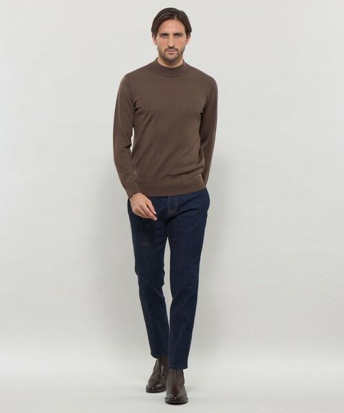 MACKINTOSH LONDON(MENS) / マッキントッシュ ロンドン 　メンズ ニット・セーター | 14ゲージウォッシャブルウールモックネックニット | 詳細4