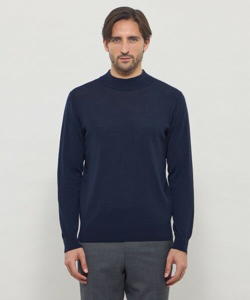 MACKINTOSH LONDON(MENS) / マッキントッシュ ロンドン 　メンズ ニット・セーター | 14ゲージウォッシャブルウールモックネックニット | 詳細5