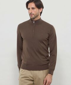 MACKINTOSH LONDON(MENS) / マッキントッシュ ロンドン 　メンズ ニット・セーター | 14ゲージウォッシャブルウールハーフジップニット