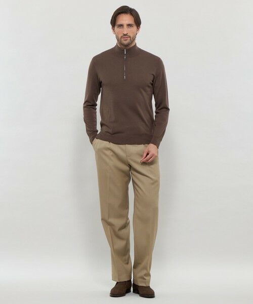 MACKINTOSH LONDON(MENS) / マッキントッシュ ロンドン 　メンズ ニット・セーター | 14ゲージウォッシャブルウールハーフジップニット | 詳細3